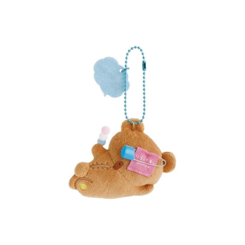 AB42501 リラックマ ゆるゆるぽかぽかシリーズ ぶらさげマスコットバッジ リラックマ