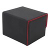 Card Storage Box Multipurpose Large Capacity Flip Side Insert PU