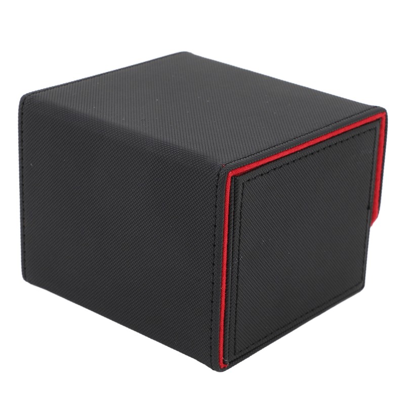 Card Storage Box Multipurpose Large Capacity Flip Side Insert PU
