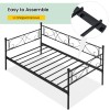 GAOMON 🎱Twin Daybed with Trundle Metal Twin Trundle Bed Frame