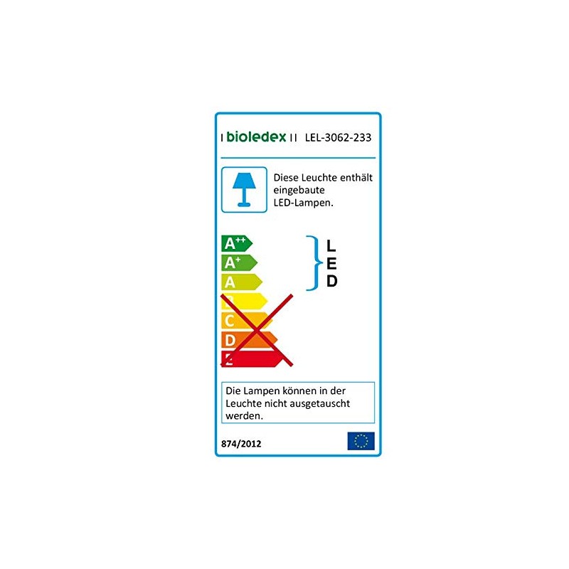 Bioledex ERUBA LED Wet Room Light 60 cm 30 W