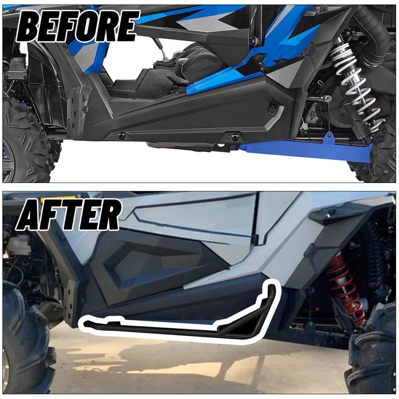 KUAFU Nerf Bars Rock Sliders Compatible with 2014-2023 Polaris RZR