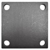 Sidco Supply 3x3" Weldable Square Steel Metal Baseplate – 3
