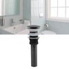 Bathroom Basin Sink Popping Up Drainer Lavatory Odor Resistant Sink