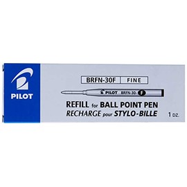 Pilot Fine 0.7mm Ballpoint Refill for Dr. Grip Advance, Blue (BRFN-30F-L) - Pack of 12