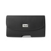 Reiko Wireless Leather Horizontal Phone Pouch with Metal Logo 6.05X3.18X0.67