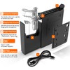 Z ZLJUAN Mounted Gun Safe for Pistols,Quick-Access Auto-Open Sliding Door