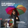 Rain-Mate Windproof Compact Umbrellas for Rain - Portable Folding Travel