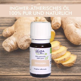 Ginger Organic Extract 100% Pure and Natural [10ml] Food Grade Aromatherapy Massage Relaxation Body Care