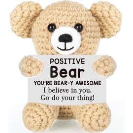 Birthday Gifts for Women Men Teacher Appreciation Nurses Week, Mini Bear Graduation Gifts for Her Him,Positive Coworker Emotional Bear