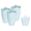 sourcing map 150pcs Tulip Cupcake Liners Greaseproof Baking Cups Paper
