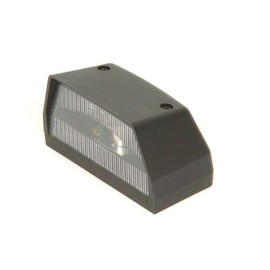 Maypole Commercial Trailer Number Plate Lamp - 12V, E Approved, Black, Polycarbonate Lens, Suitable for Trailers