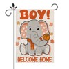 Fall Garden Flag Welcome Baby Boy Aumtumn Seasonal Flags for