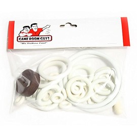 Game Room Guys White Rubber Ring Kit Compatible with Star Trek Pinball Machine by Gottlieb