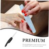 WOONEKY 6pcs Mini Folding Nail Files Double-sided Reusable Nail Files