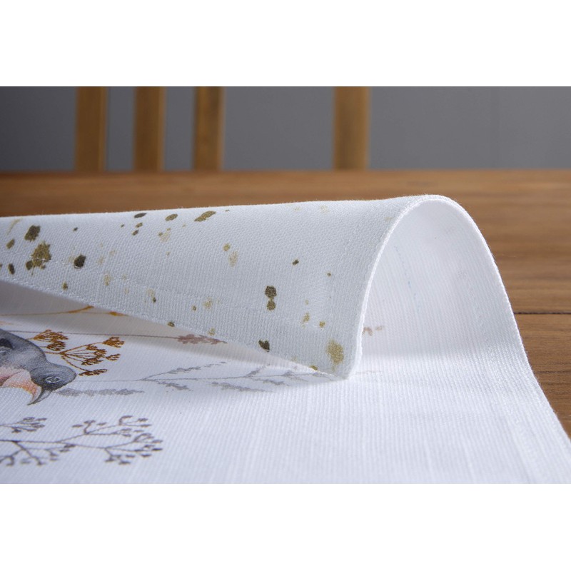 Maison d' Hermine Meadow Florals Beige 100% Cotton Set of