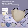 50PCS Face Mouth Cover 3 Layer Disposable Skin Friendly Gradient