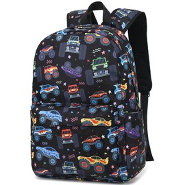 CAMTOP Preschool Backpack for Kids Boys Toddler Backpack Kindergarten School Bookbags for Age 3-8 (Monster Truck)