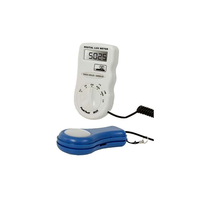 PeakTech P 5025 Digital Lux Meter with External Sensor and