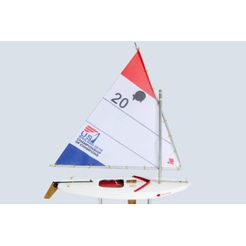LK Wooden Sunfish Model Sailboat Decoration 16"-10