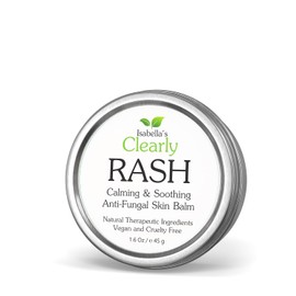 Isabella's Clearly RASH, Bálsamo Calmante para la Piel, Ayuda a Aliviar la Picazón, las Erupciones Cutáneas y la Piel Seca Irritada | Producto Natural, Vegano, Hecho en EE. UU.
