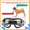 Gafas de Sol para Perro, Transparente, Ajustables | Perros Medianos