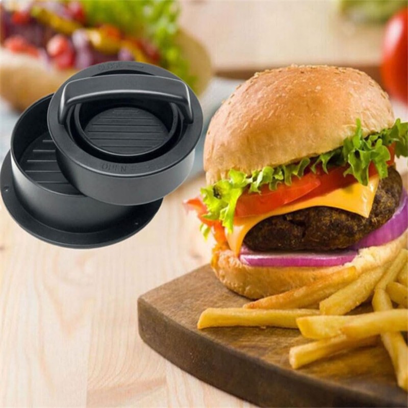 TopHomer 3 in 1 Burger Press Hamburger Maker, Non Stick