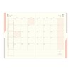 Midori Double Schedule Notebook, 2025 B6, Monthly Beige, 22318006 (Begins