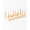 JAJU 6-compartment wood plate rack, sand sand_FRFR / 자주 JAJU