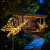 Flacchi Solar Garden Lights Outdoo Waterproofr - Butterfly Decor with