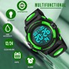 A ALPS Boys Digital Sport Watch with Alarm, Waterproof, Shockproof,