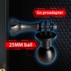 1" Ball Mount Base Ball Adapter Compatible with Action Camera