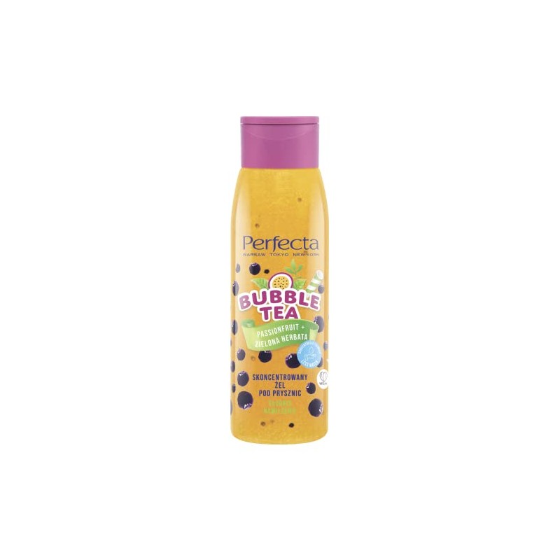 Perfecta Bubble Tea Concentrate Shower Gel Passionfruit + Green Tea