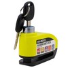 FD-MOTO Alarm Disc Lock & Reminder Cable Black/Yellow Green