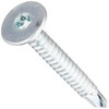 Small Parts 1016KWTF Steel Self-Drilling Screw, Zinc Plated Finish, Wafer