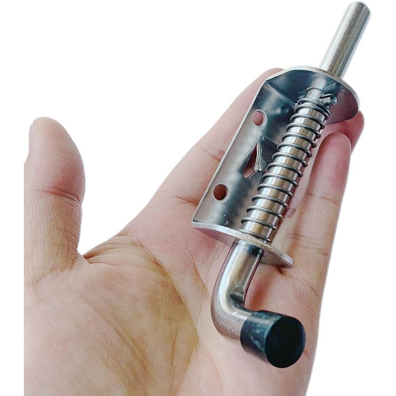 2 Packs Locking Latch Spring Loaded Barrel Bolt Latch Pin