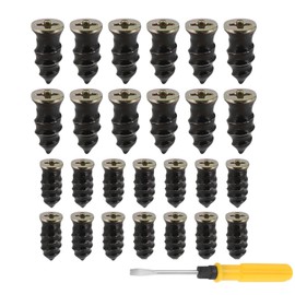 40 Piece Tyre Repair Kit for Car and Motorcycle, Vacuum Rubber Nails with Screwdriver, Professional Tubeless Tyre Repair Kit for Car, Motorcycle