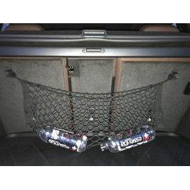 EACCESSORIES EA Trunk Rear Seats Organizer Cargo Net for Ford Edge 2015-2024 / Lincoln MKX 2016-2018 – Envelope Style Cargo Net for SUV - Premium Mesh Car Trunk Organizer – Compatible with Edge/MKX