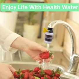 3 Pack Faucet Mount Filters, Carbon Water Purification Filter for Home Kitchen Bathroom, Faucet Mount Filters Suitable for Standard Faucet, Water Filter for Sink, Kitchen Faucet Water Filter