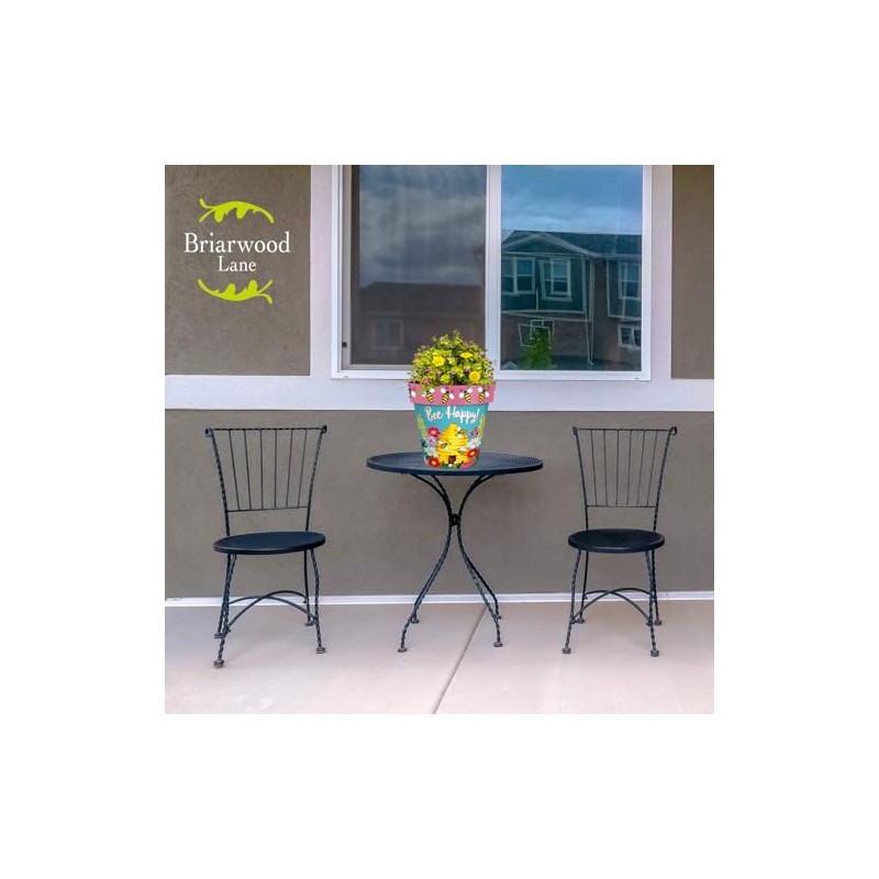 Briarwood Lane Summer Planter 14" x 15" x 15" Fluttering
