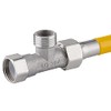 Beduan Stainless Steel 1/2" 3 Way Diverter, 2 Ends Movable