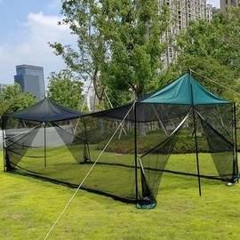 Aiimart Mosquito Net 78 x 10Ft, Black Mosquito Netting for Patio Garden Protection, Fly Bird Barrier Hunting Blind Plant Protecting Netting, 3x24m