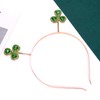 NVENF St.Patrick’s Day Headband Lucky Shamrock Hairband Green Rhinestone Headpiece