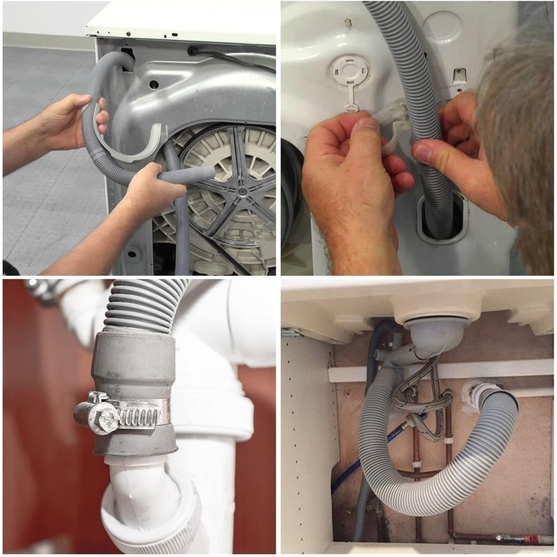 THJOPOKEEL Washing Machine Drainage Hose, Washing Machine Drainage Hose Extended