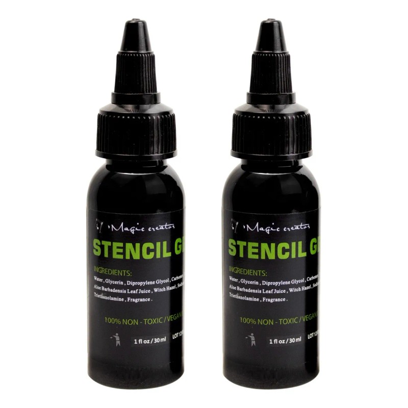Pega Stencil Gel Hectográfico Para Tatuaje 60ml Alta Calidad