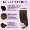 Fshine Remy Real Hair Weft Hair Extensions, Genius Weft Extensions,