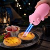 Torch Lighter Cute Pig Shape Creative Desktop Ornament, Dual Jet
