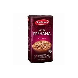 Zhmenka Buckwheat Groats Roasted GMO Free 2.2 LB / 1 kg Product of Ukraine (2 Pack)