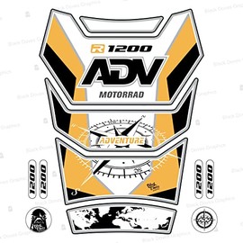 Protective cover suitable for R1200 GS Adventure 2006-2013 Tank PAD R 1200 ADV 002-4