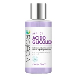 Aha Acido Glicolico 10% Manchas + Tratamientos Anti Edad. Momento de aplicación Día/Noche Tipo de piel Todo tipo de piel
